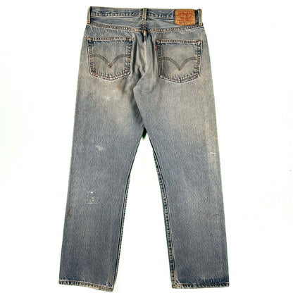 00s Paper Tag Levi's 501 Faded Denim- 32x30.5