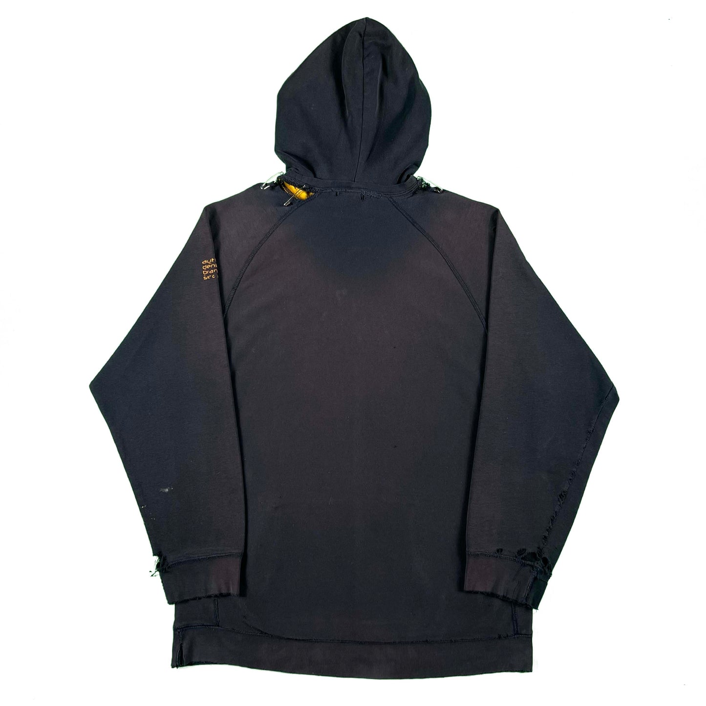 00s Thrashed & Safety Pinned Nautica 'Afterhood'- XL