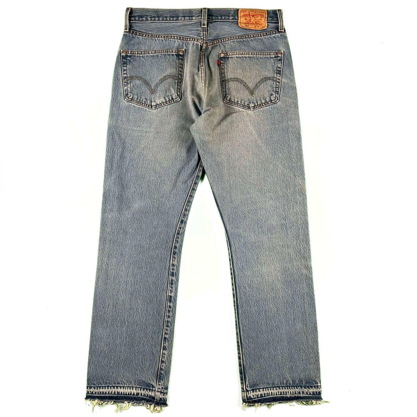 00s Levi's 501 Released Hem Denim- 33x32