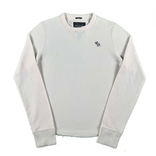 00s Abercrombie & Fitch Waffle Knit Thermal- M