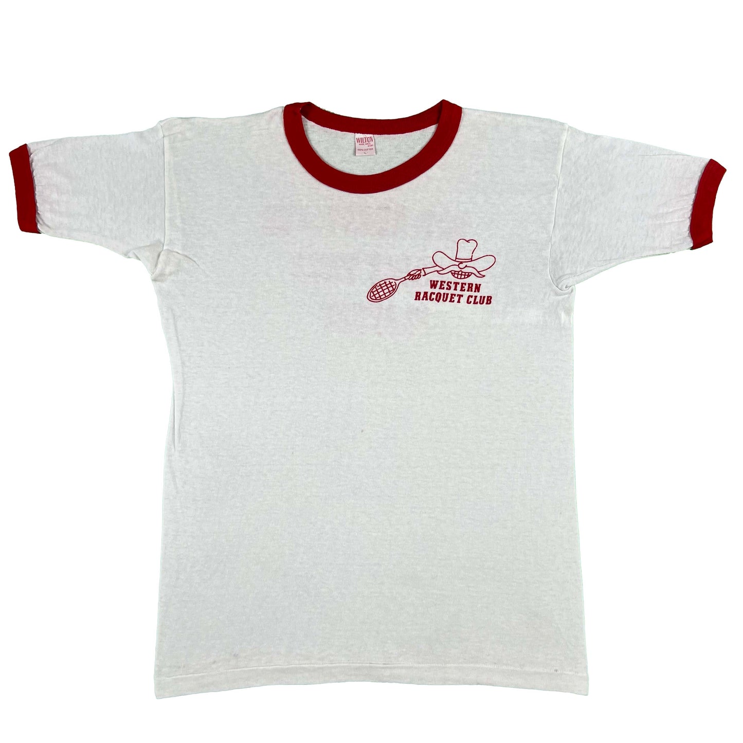 60s Western Racquet Club Ringer Tee- M