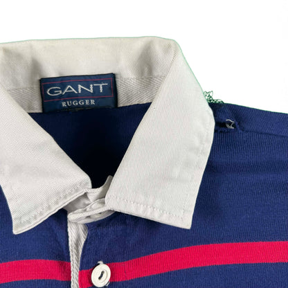 90s Gant 'Rugger' Rugby Shirt- L