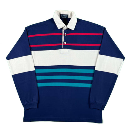 90s Gant 'Rugger' Rugby Shirt- L