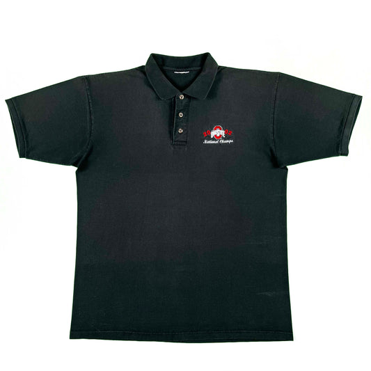 2002 Ohio State National Champs Polo Shirt- L