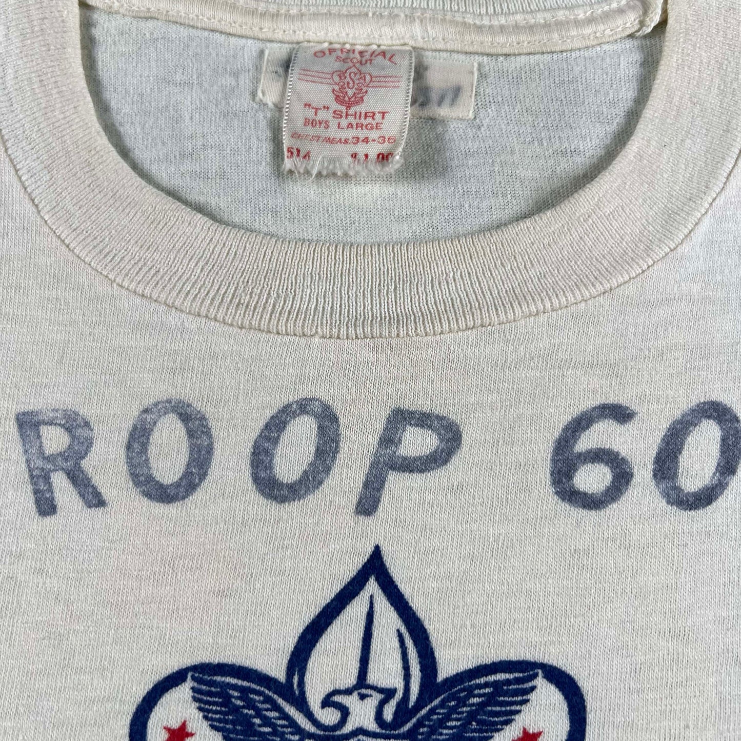 50s/60s Boy Scouts Troop 60 Tee- S
