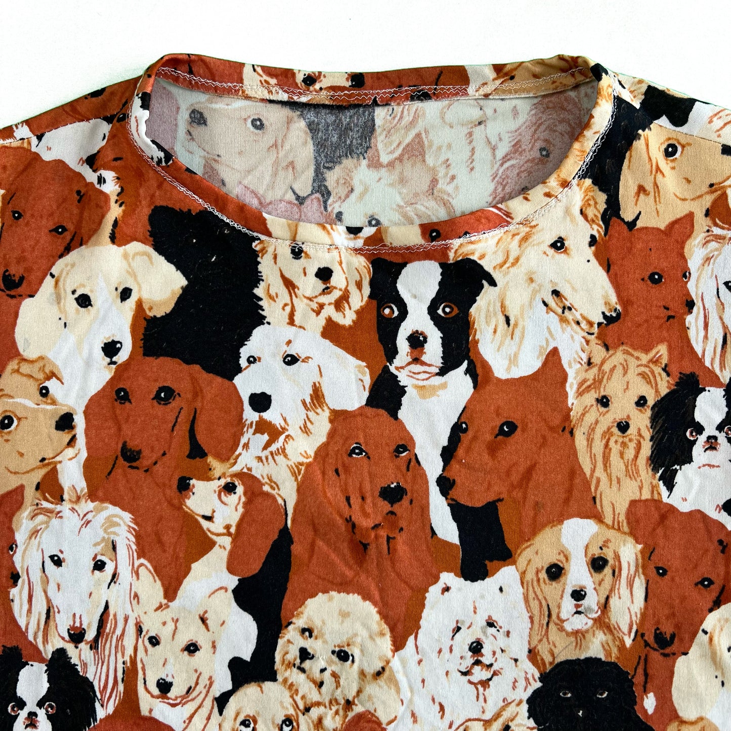 70s AOP Dog Tee- M