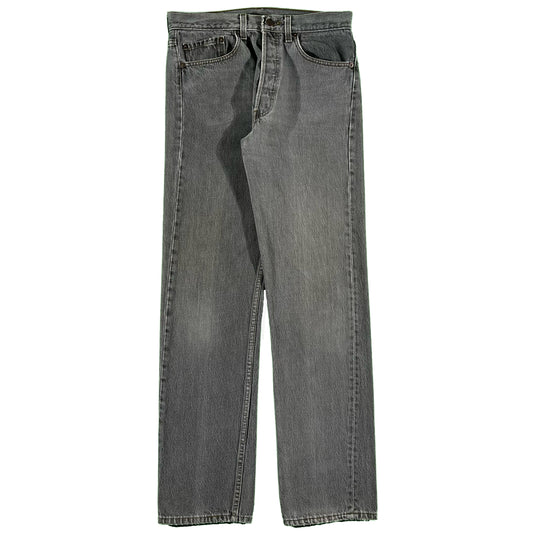 90s Sun Faded Grey Levi's 501s- 31x32