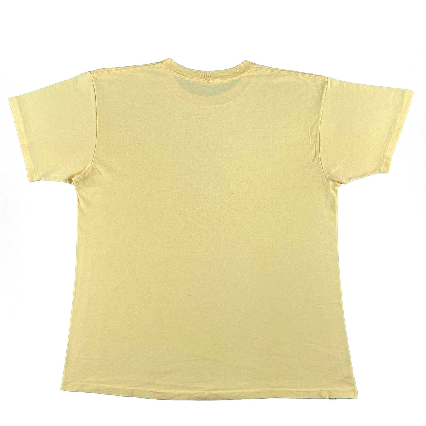 90s Butter Yellow Martha's Vineyard Tee- XL