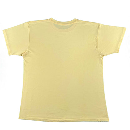 90s Butter Yellow Martha's Vineyard Tee- XL