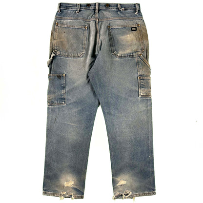 00s Thrashed Key Painter's Double Knee Denim- 34x30
