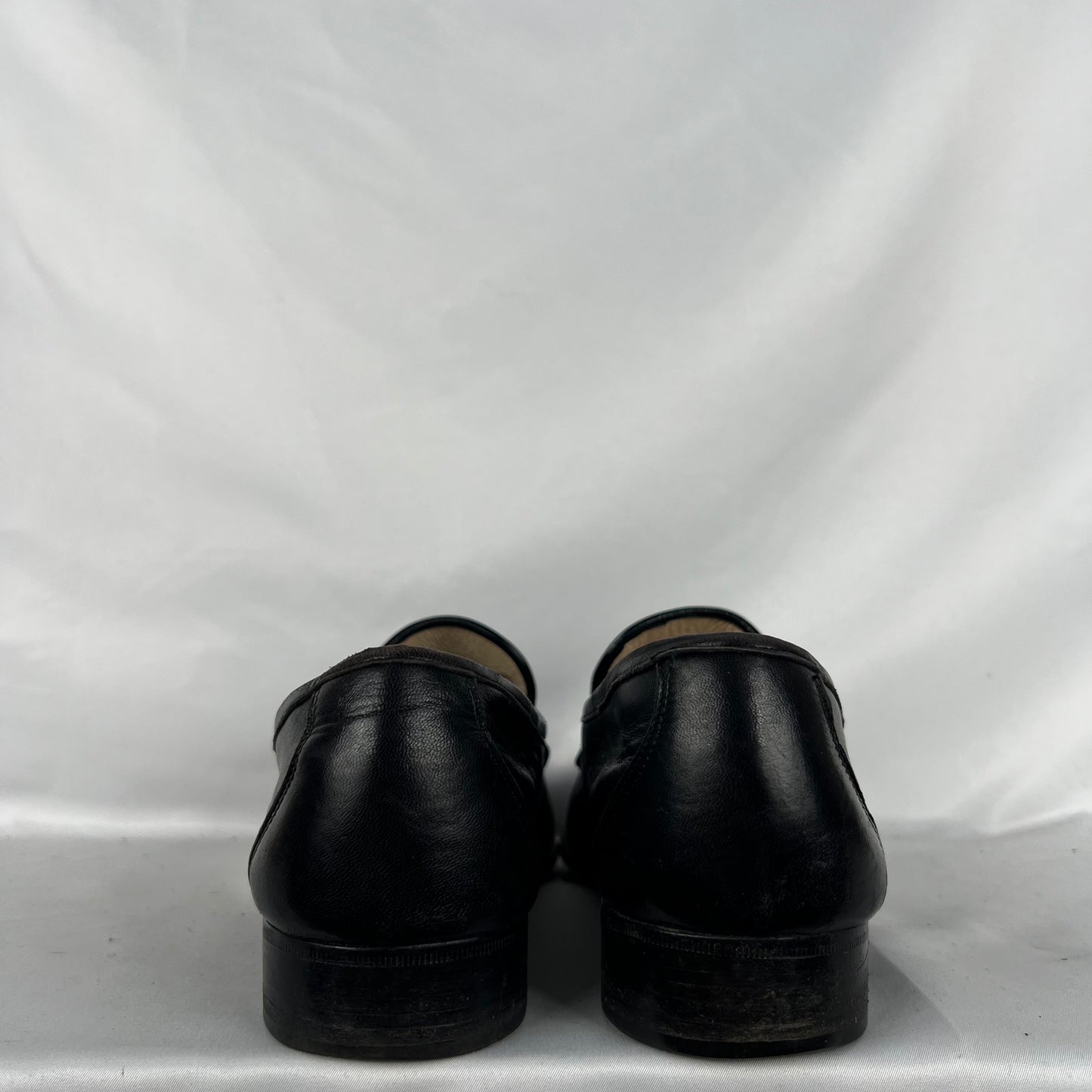 90s Soft Black Made in Italy Leather Tassel Loafers- M's 11, W's 12.5