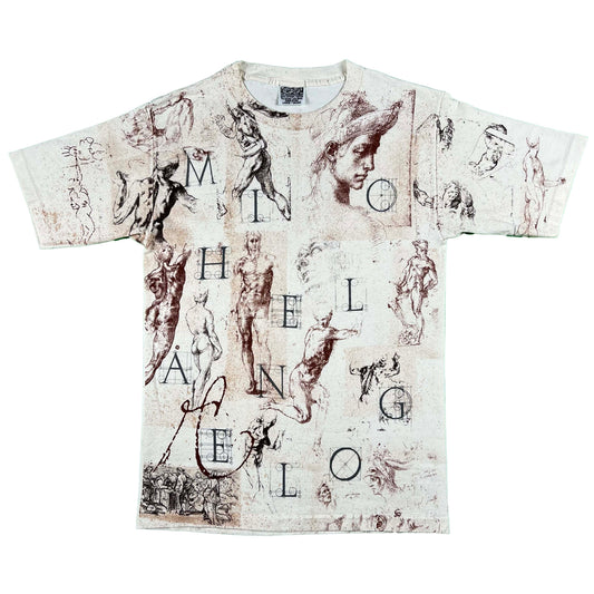 90s Michaelangelo AOP Tee- L