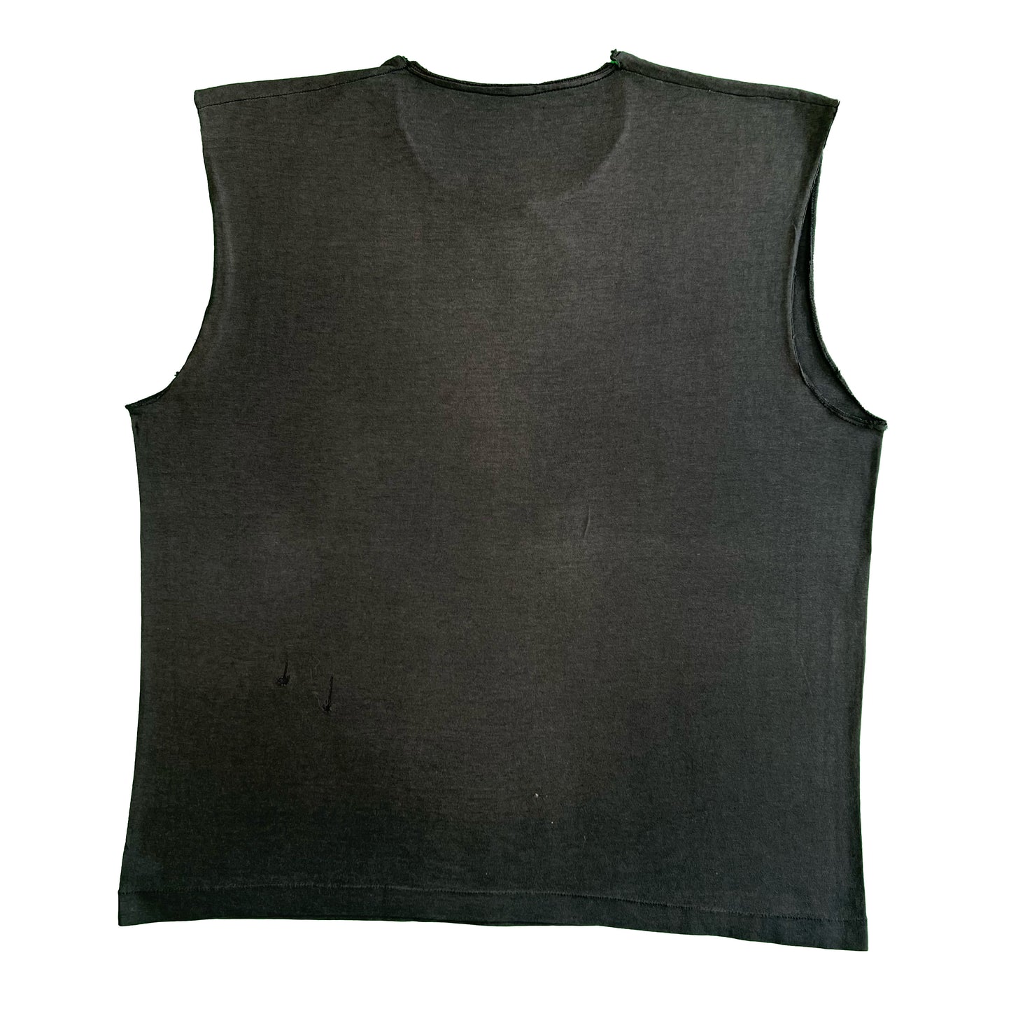 80s '10 Reasons to be a Biker' Faded Black Tank- XL