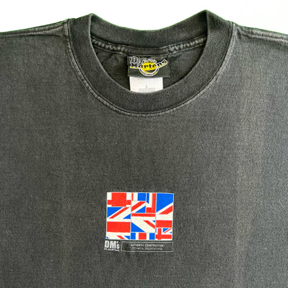 90s Dr. Martens Faded Black Tee- L