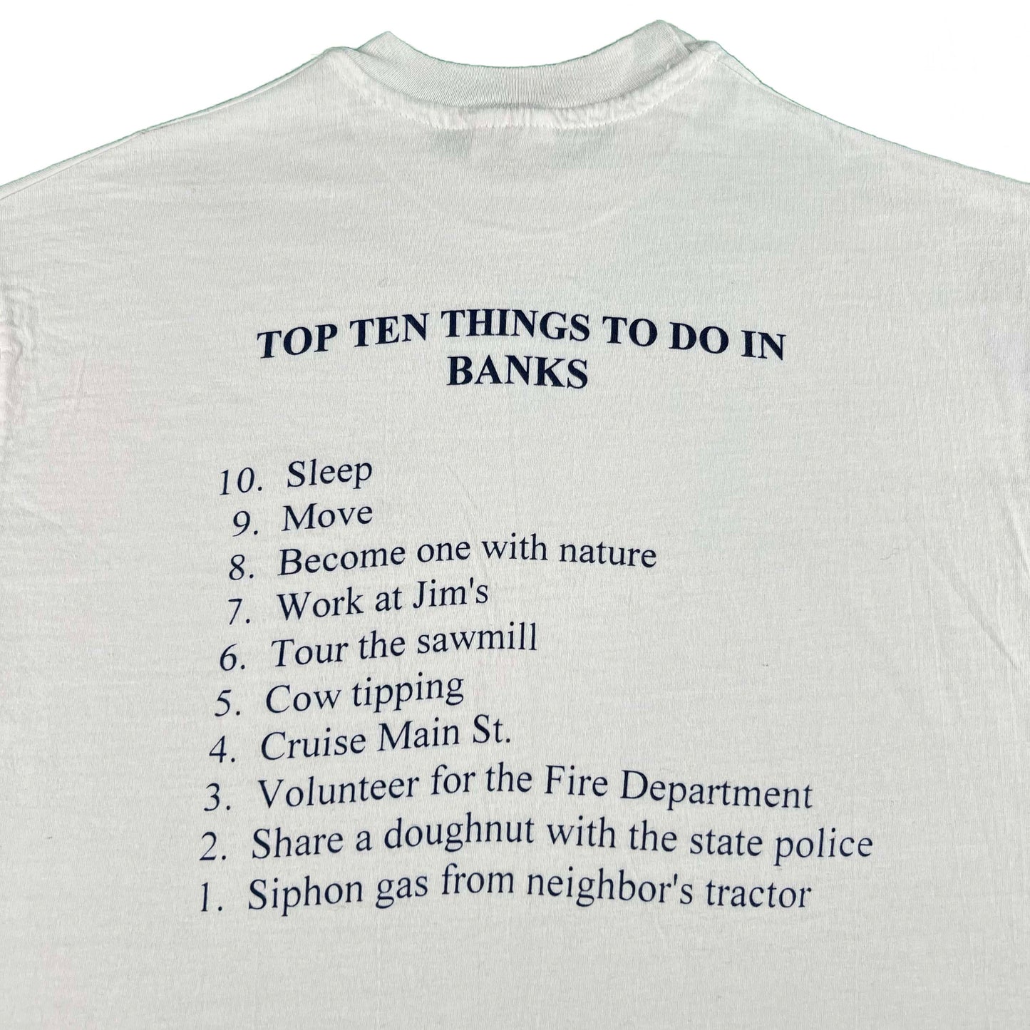 90s Banks Oregon List Tees- SELECT T SHIRT