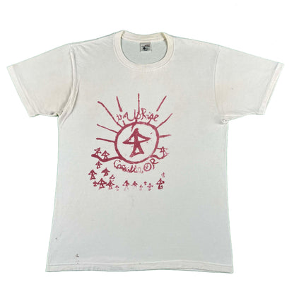 90s 'The Rise Corvallis, OR' Mushroom Tee- L