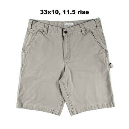 Carhartt Canvas Carpenter Shorts- SELECT PAIR
