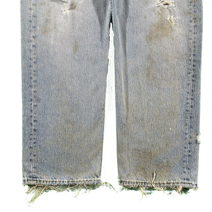 90s Thrashed Levi's 501s- 38x30.5