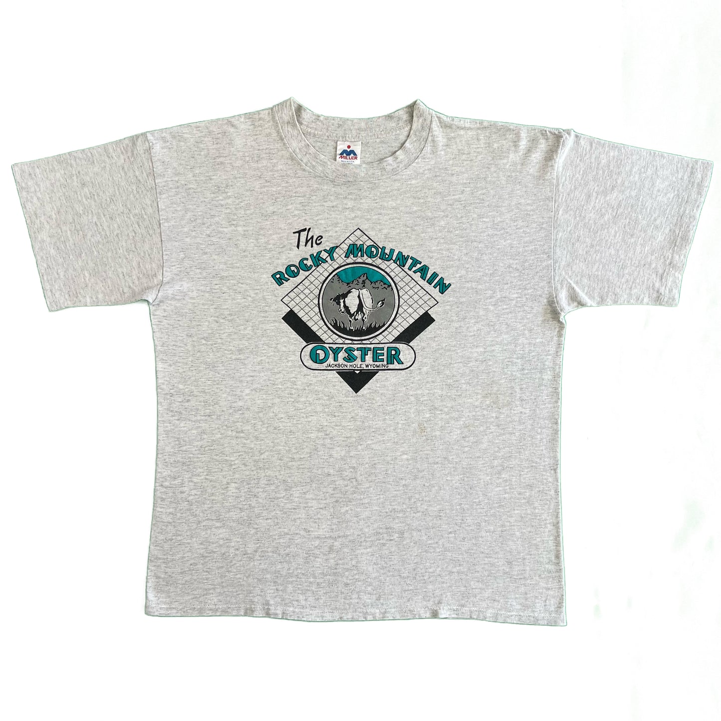 90s Jackson Hole, WY Rocky Mtn Oysters Tee- XL