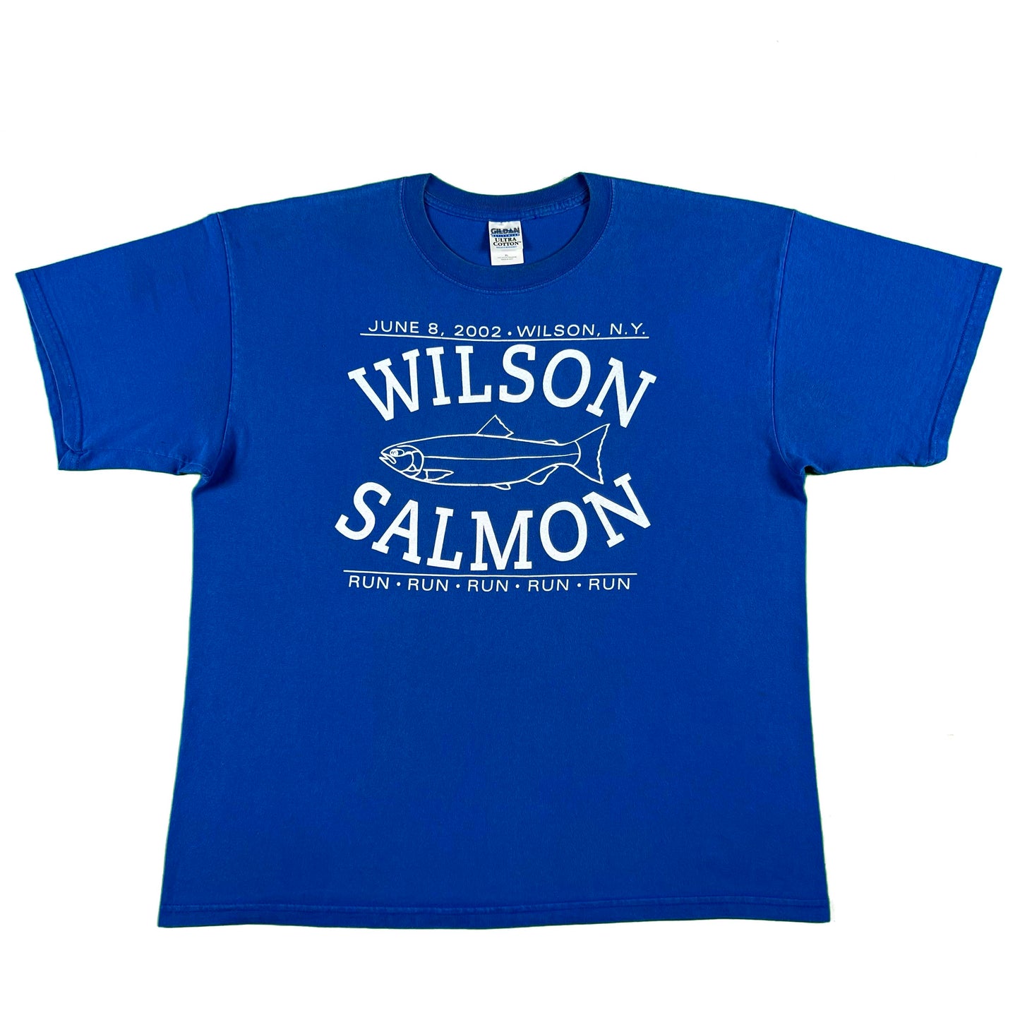 2002 Wilson NY Salmon Run Run Run Tee- XL
