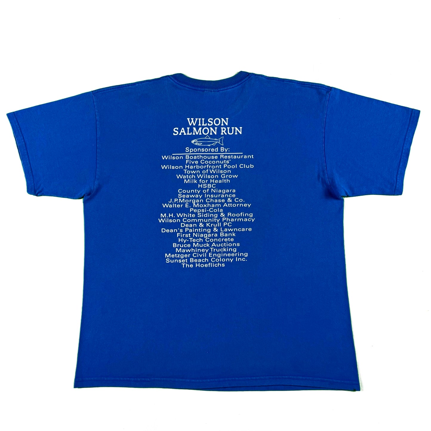 2002 Wilson NY Salmon Run Run Run Tee- XL