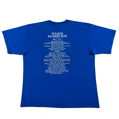 2002 Wilson NY Salmon Run Run Run Tee- XL