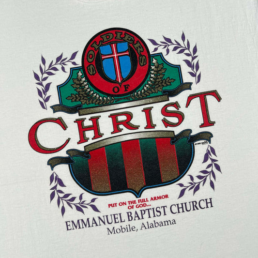90s Soldiers of Christ Tee- XL