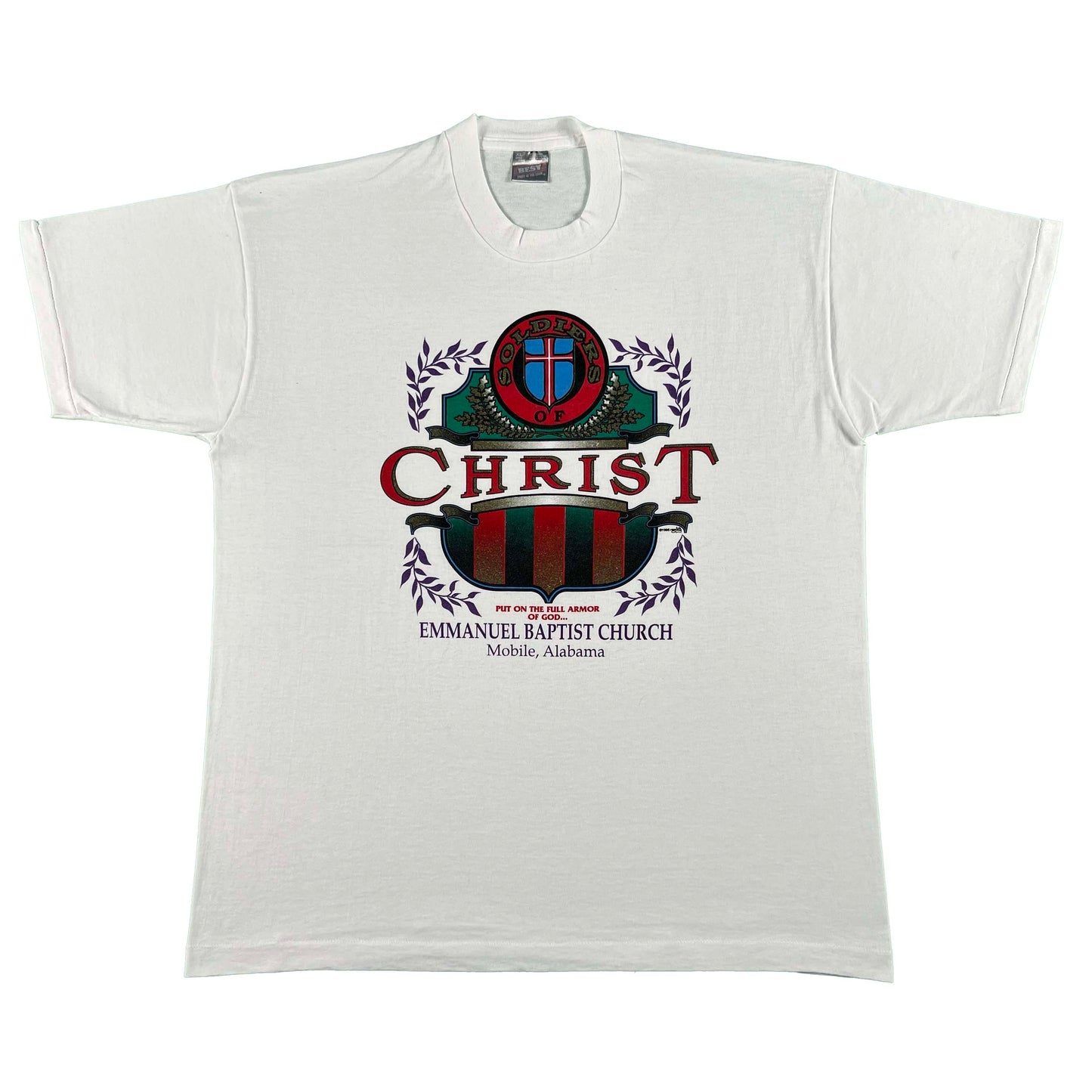 90s Soldiers of Christ Tee- XL