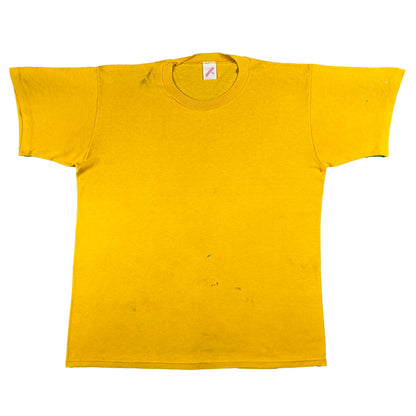 80s Blank Yellow Tee- XL