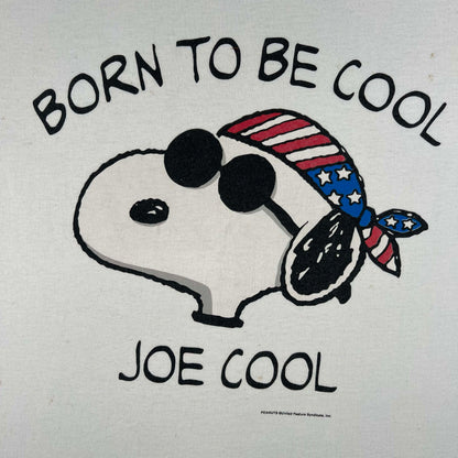 90s Born to be Cool Snoopy Tee- XL