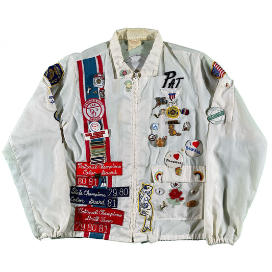 70s Nylon Souvenir Jacket- M