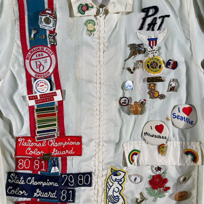 70s Nylon Souvenir Jacket- M