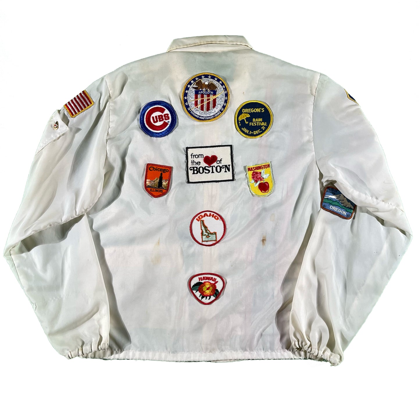 70s Nylon Souvenir Jacket- M