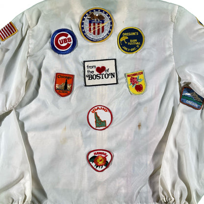 70s Nylon Souvenir Jacket- M