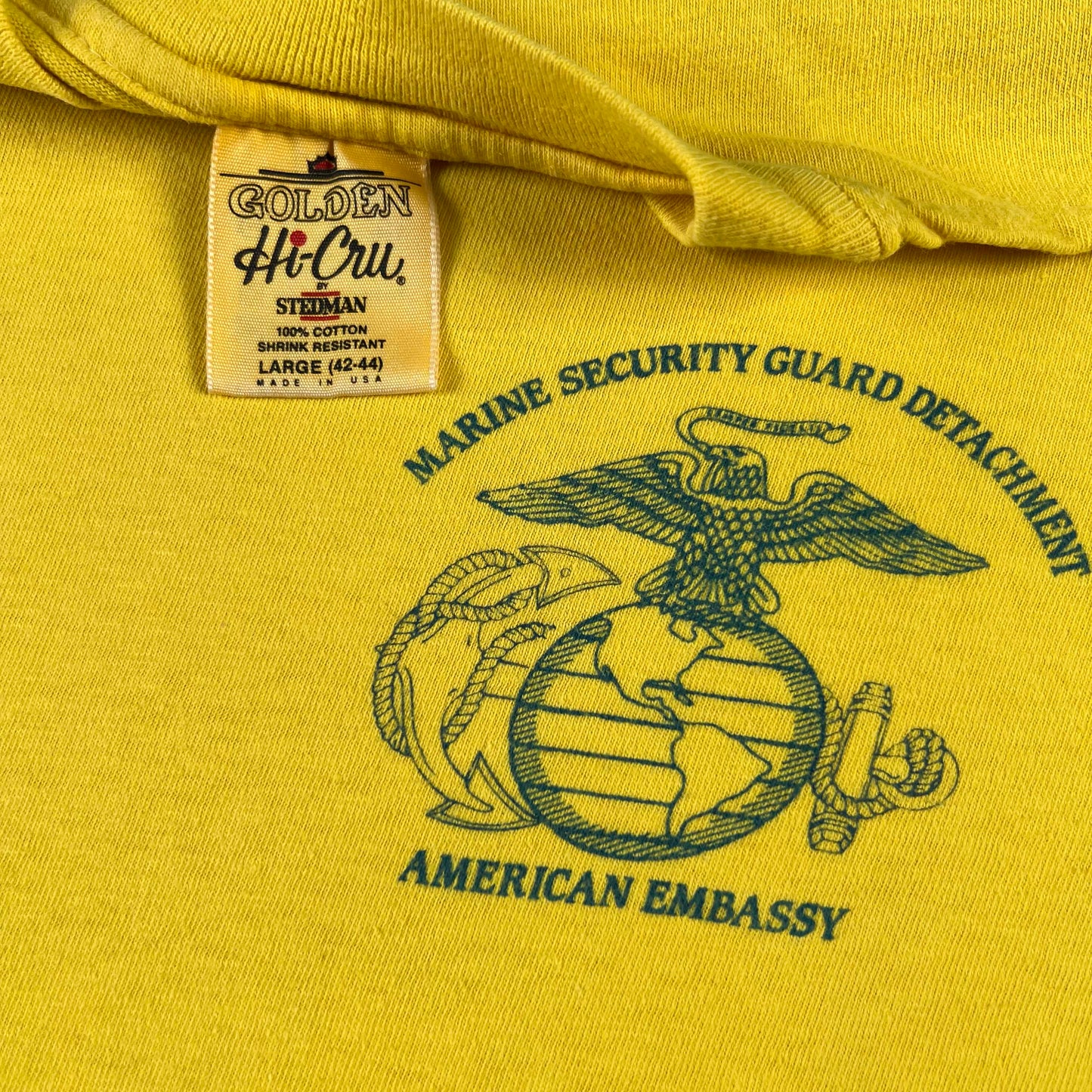 70s Stockholm Sweden American Embassy Tee- M