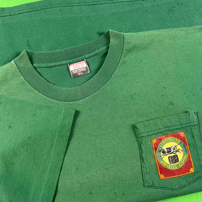 90s Sun Faded Trader Joe's Beer Tee- XL