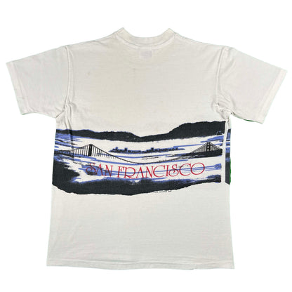 80s San Francisco Wrap Around Print Tee- M