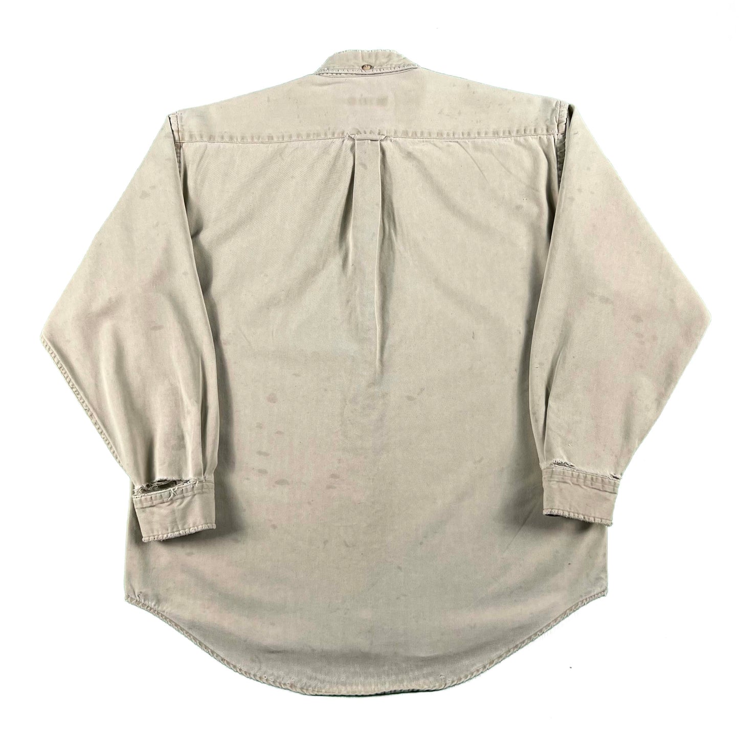 90s Perfectly Beat Up Norsport Cotton Button Up- L