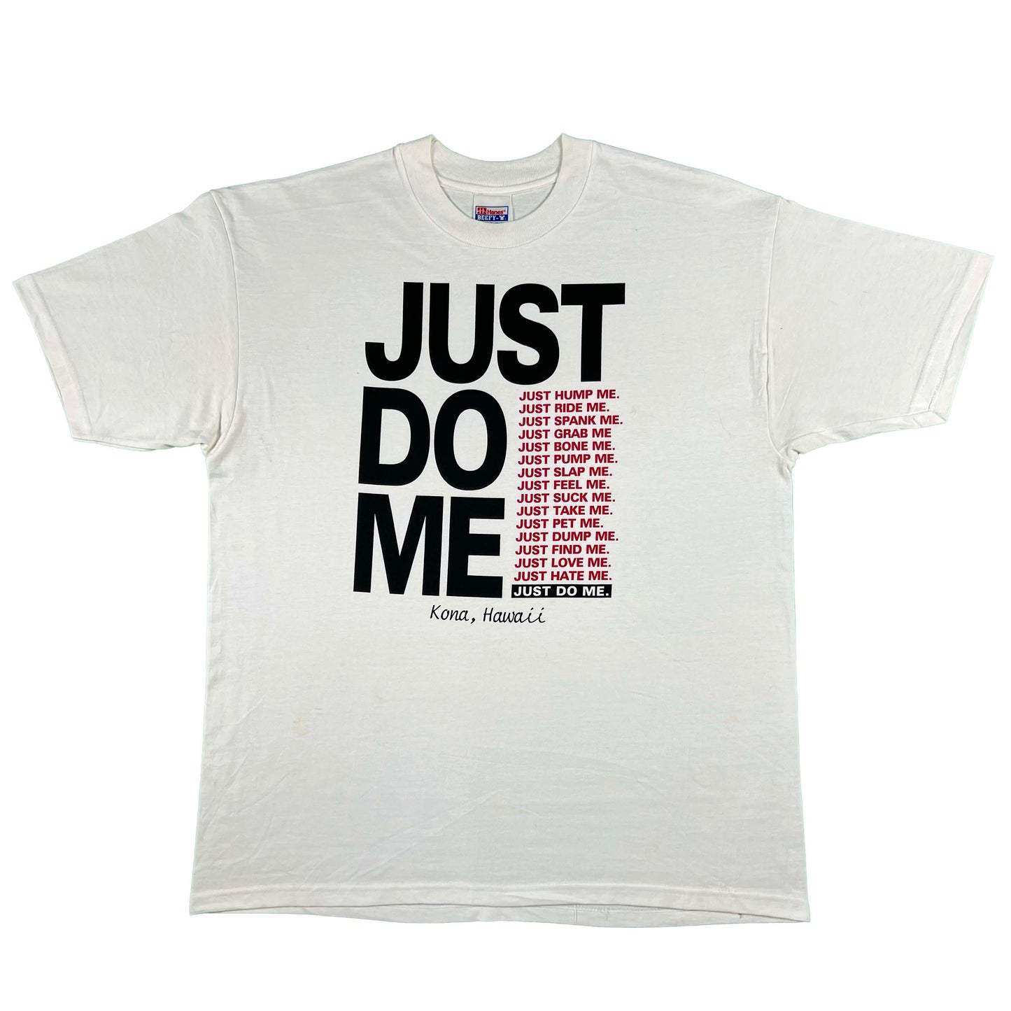 90s Just Do Me Tee- XL