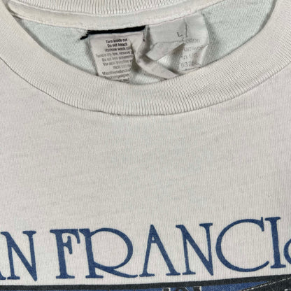 90s San Francisco Whale Watch Tee- L