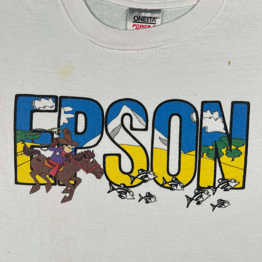 90s Epson Cowboy Tee- M