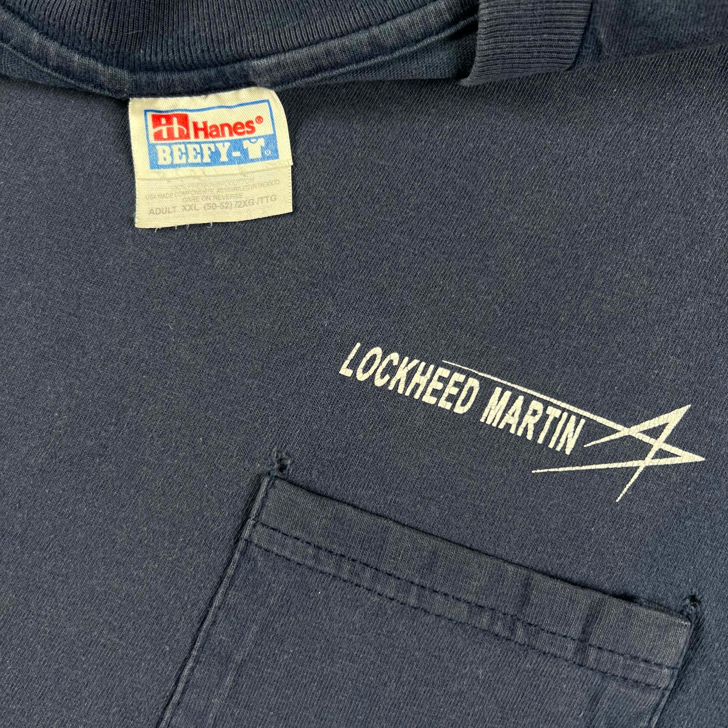 00s Lockheed Martin Fighter Jet Tee- XL