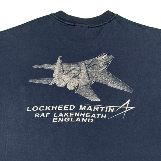 00s Lockheed Martin Fighter Jet Tee- XL