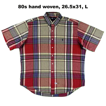 Vintage Ralph Lauren 100% Cotton Button Up Shirts- SELECT SHIRT