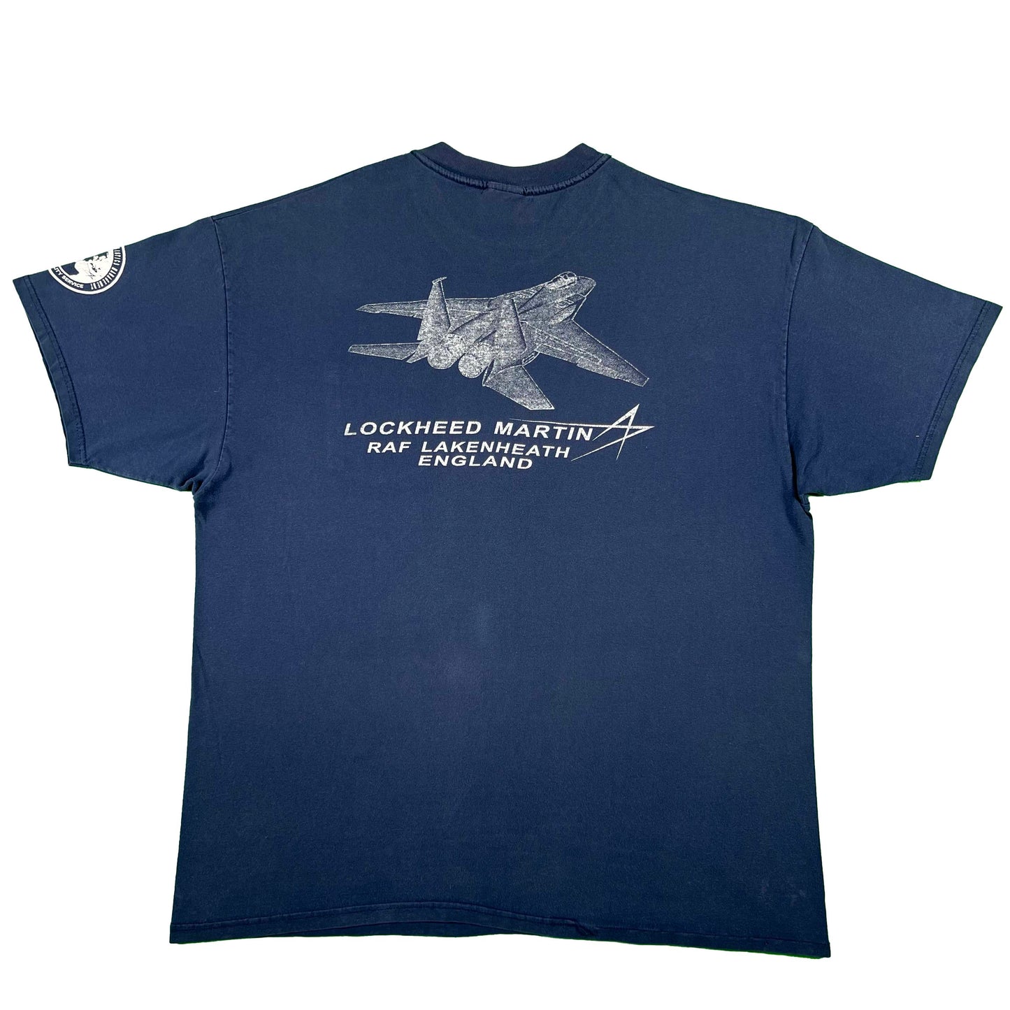 00s Lockheed Martin Fighter Jet Tee- XL