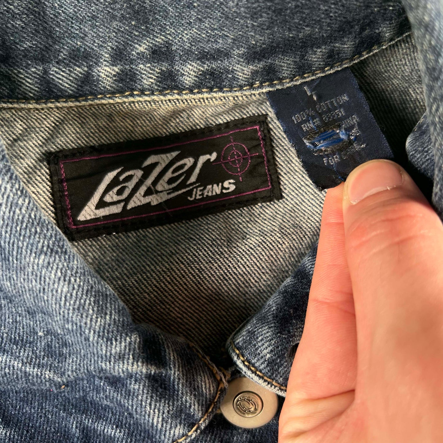 90s Type 3 Denim Trucker Jacket- XS