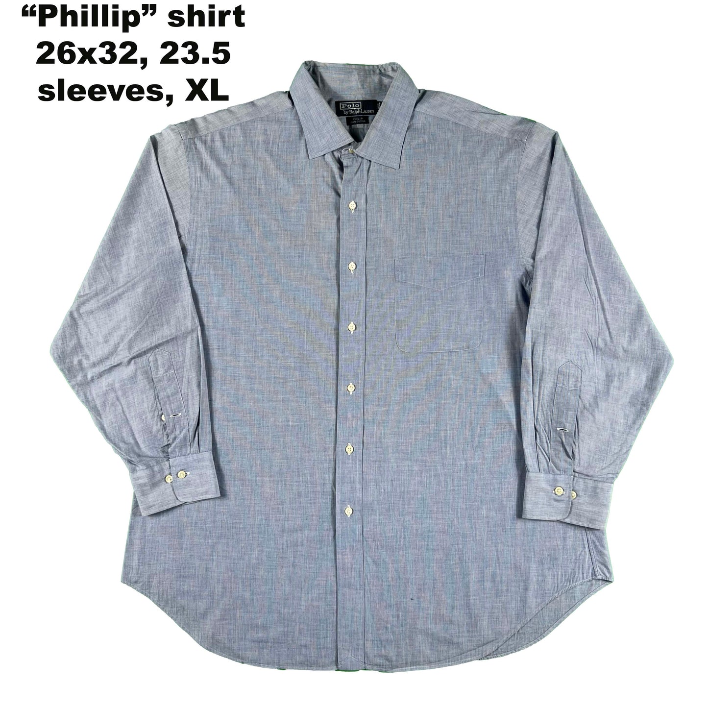Vintage Ralph Lauren 100% Cotton Button Up Shirts- SELECT SHIRT