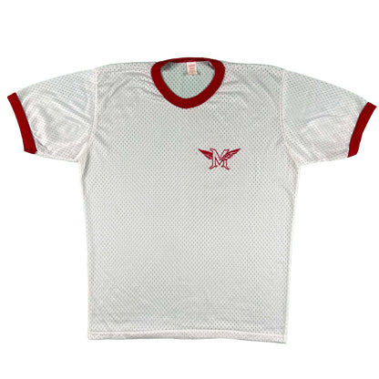 70s Athletic Club Mesh Ringer Tee- L