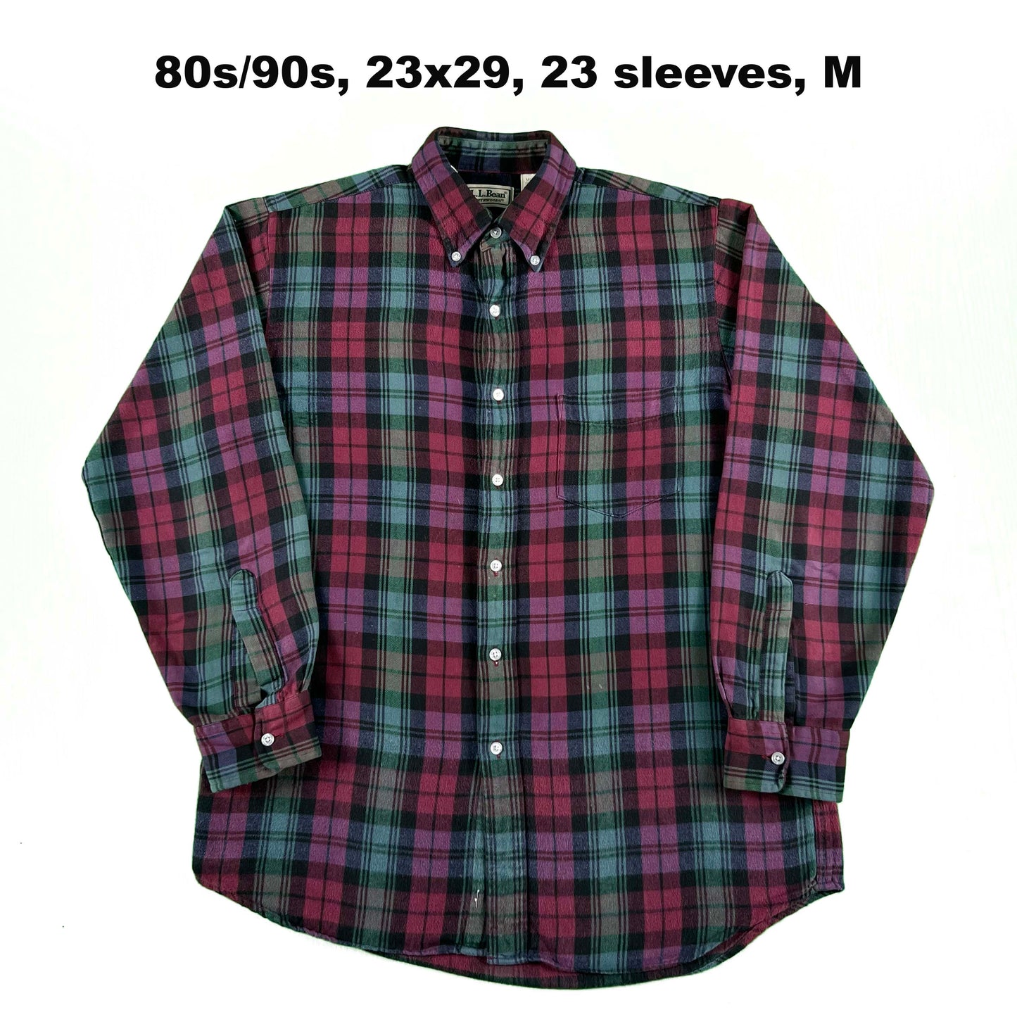 Vintage 100% Cotton L.L. Bean Flannels- SELECT SHIRT