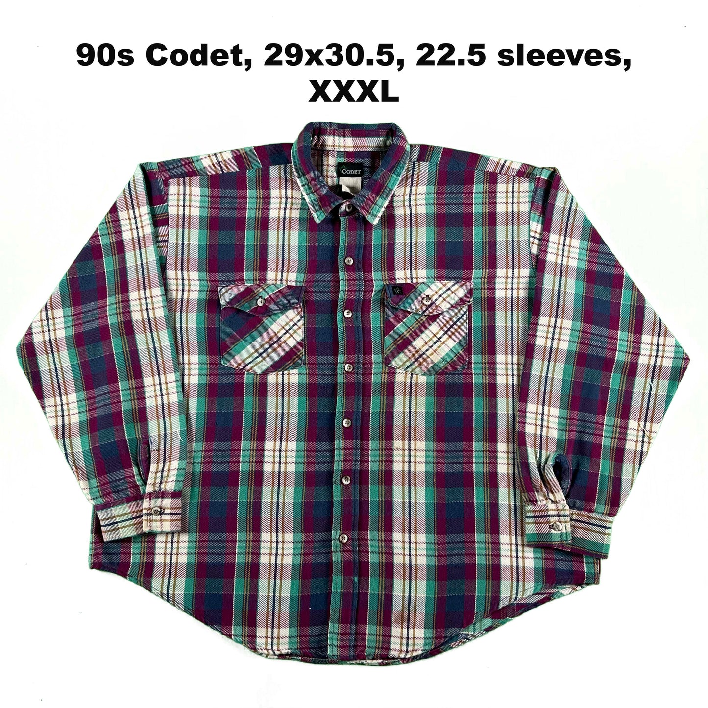 Vintage 100% Cotton Flannel Shirts- SELECT FLANNEL